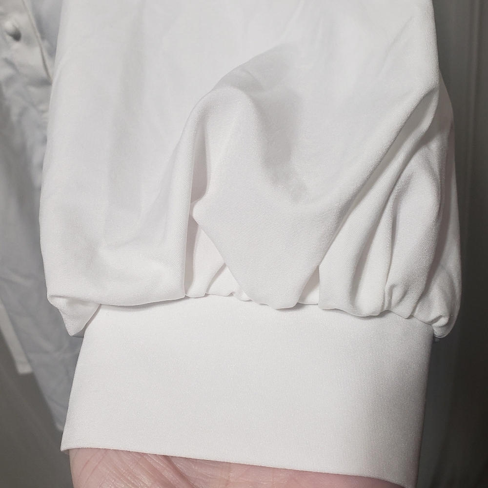 PrettyLittleThing Sz 4 White Skater Dress - Picture 9 of 13